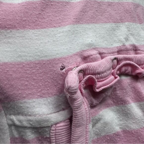 Kickee Pants | "Lotus Stripe" Classic Ruffle Coverall with Snaps | Size 12-18M - Picture 8 of 10